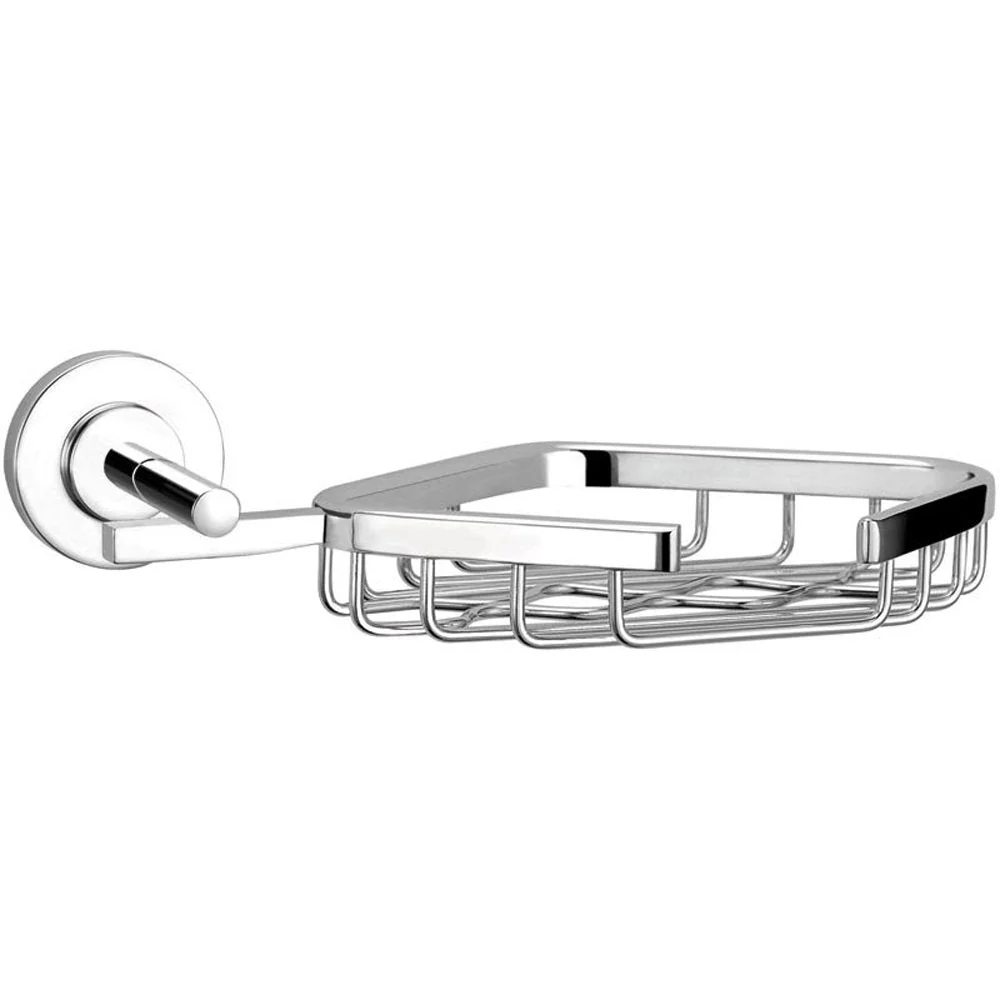 Astini Rio Chrome Bathroom Accessories Soap Basket 1155