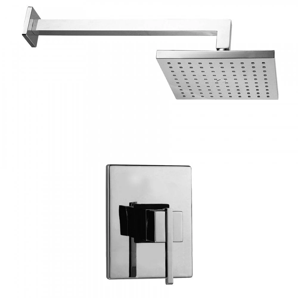 Astini Rubicon Manual 1 Way Shower Valve & 8” Fixed Shower Kit
