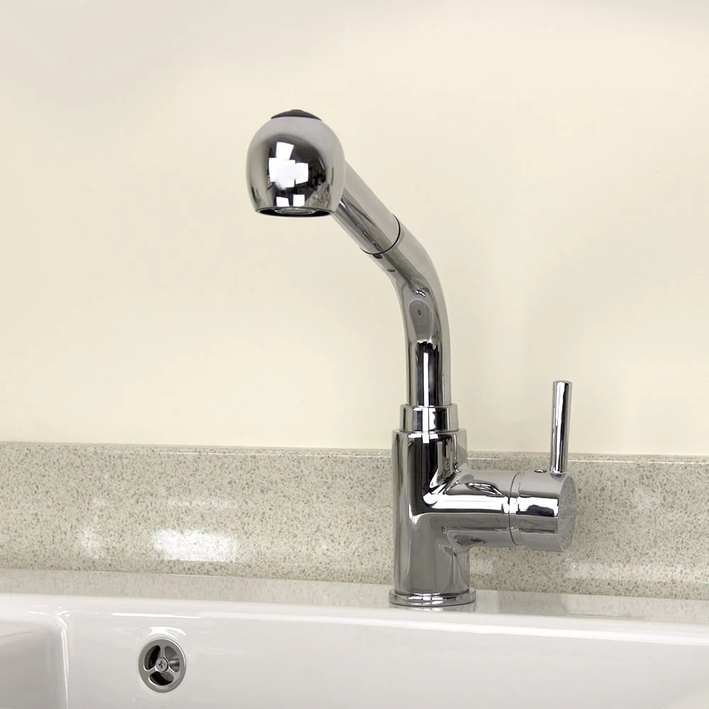 Astini Samuel Chrome Pullout Spout Kitchen Sink Mixer Tap HK43 - Image 3