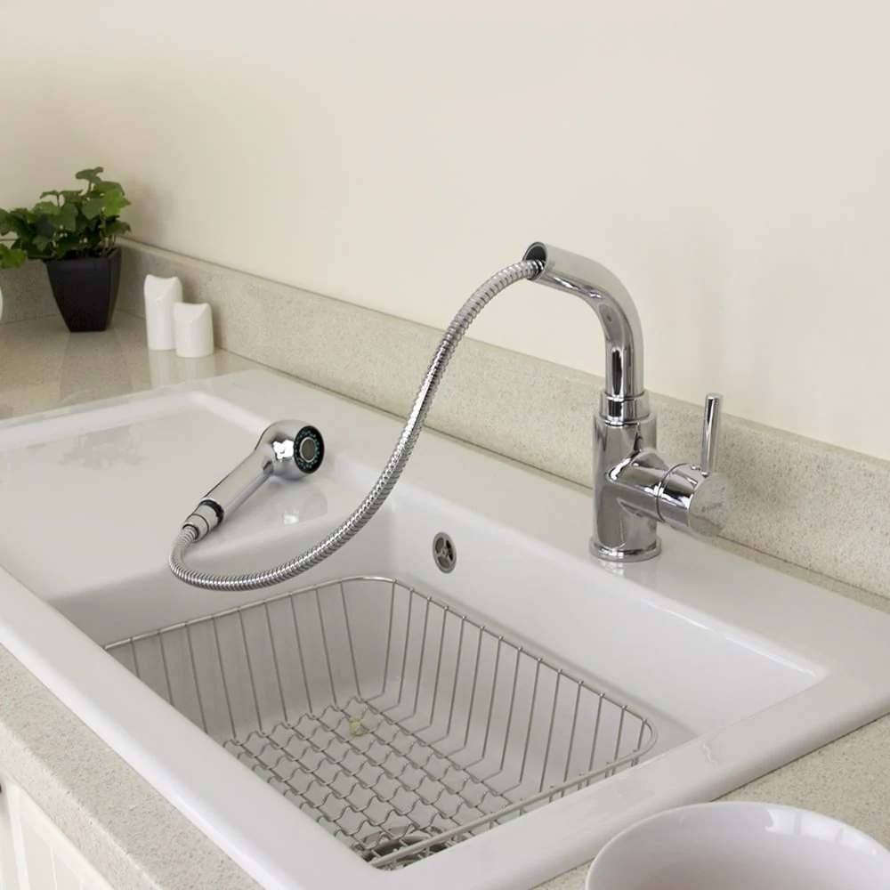 Astini Samuel Chrome Pullout Spout Kitchen Sink Mixer Tap HK43 - Image 8