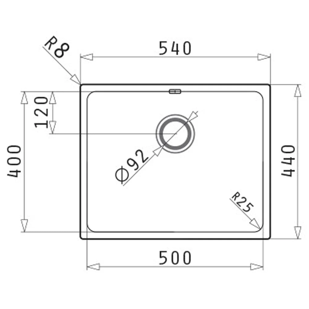 Astini Scuti 1.0 Large Bowl SMC Synthetic Inset/Undermount Kitchen Sink - Image 7