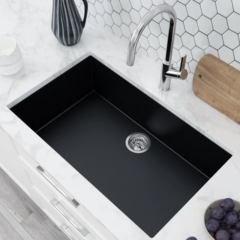 Astini Scuti 1.0 XL Bowl SMC Synthetic Inset/Undermount Kitchen Sink - Image 3
