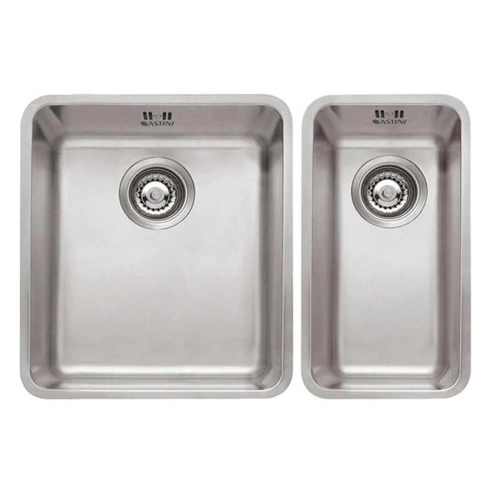 Astini Serena 1.5 Bowl Stainless Steel Undermount Kitchen Sink & Waste 4020+4034 - Image 3
