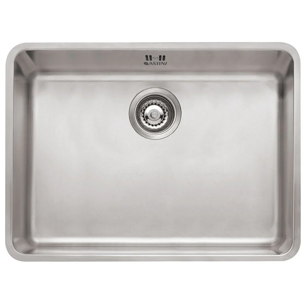 Astini Serena 1.5 Bowl Stainless Steel Undermount Kitchen Sink & Waste 4020+7040 - Image 4