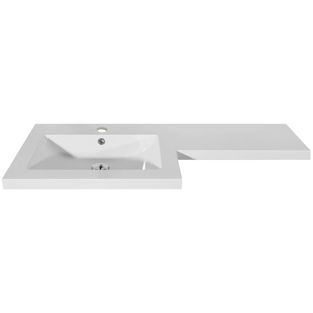 Astini Sorrento Polymarble L-Shape Basin Left Hand