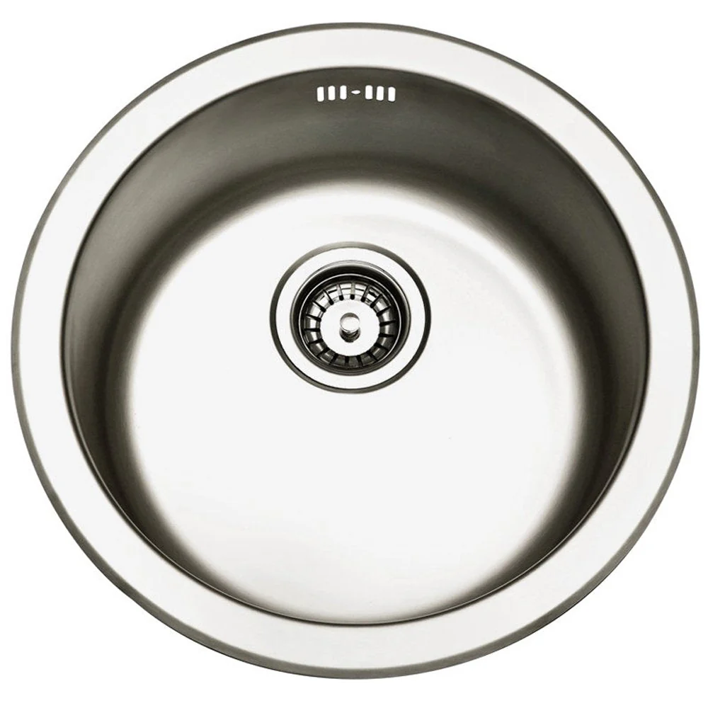 Astini Supra 1.0 Bowl Brushed Stainless Steel Kitchen Sink & Waste AS5218 - Image 3
