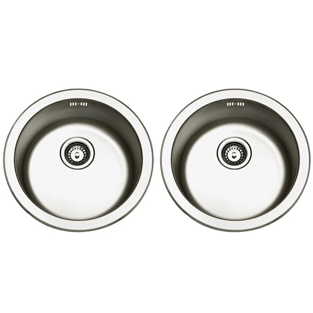Astini Supra 2.0 Bowl Brushed Stainless Steel Kitchen Sink & Waste - Image 6