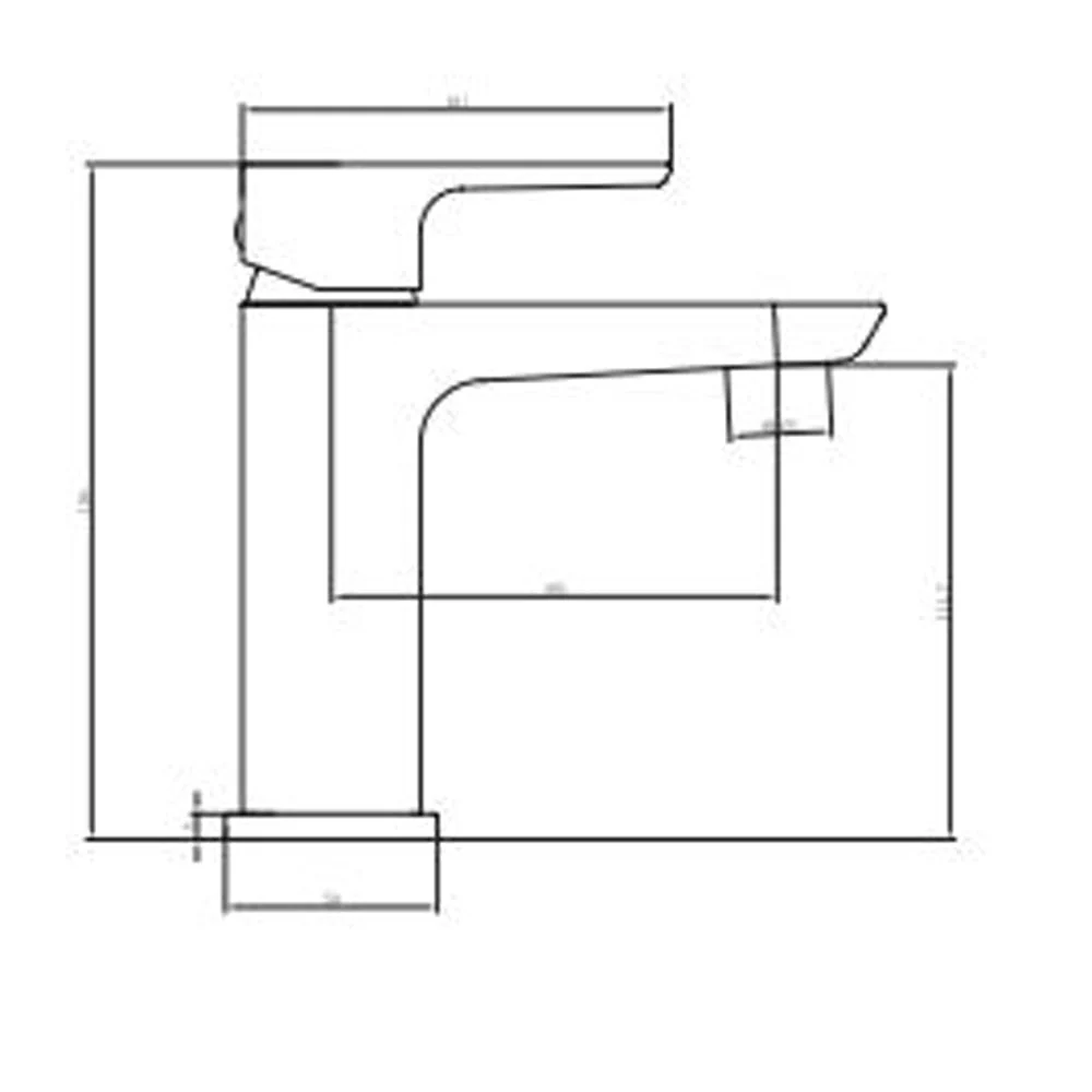 Astini Swansea Chrome Bathroom Basin Mixer Tap & Slotted Waste TIS5047 - Image 2
