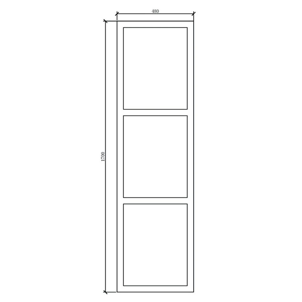 Astini Tenby Grey 1700mm Bath Panel - Image 2