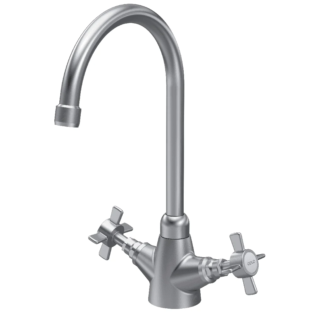 Astini Victoria Kitchen Sink Mono Mixer Tap with Chrome, Brushed Nickel, and Brushed Brass Finishes - Image 2
