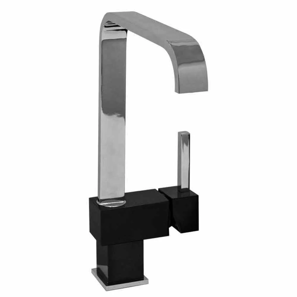 Astini Xeron 1.5 Bowl Black SMC Synthetic Reversible Kitchen Sink, Waste & Tap - Image 4