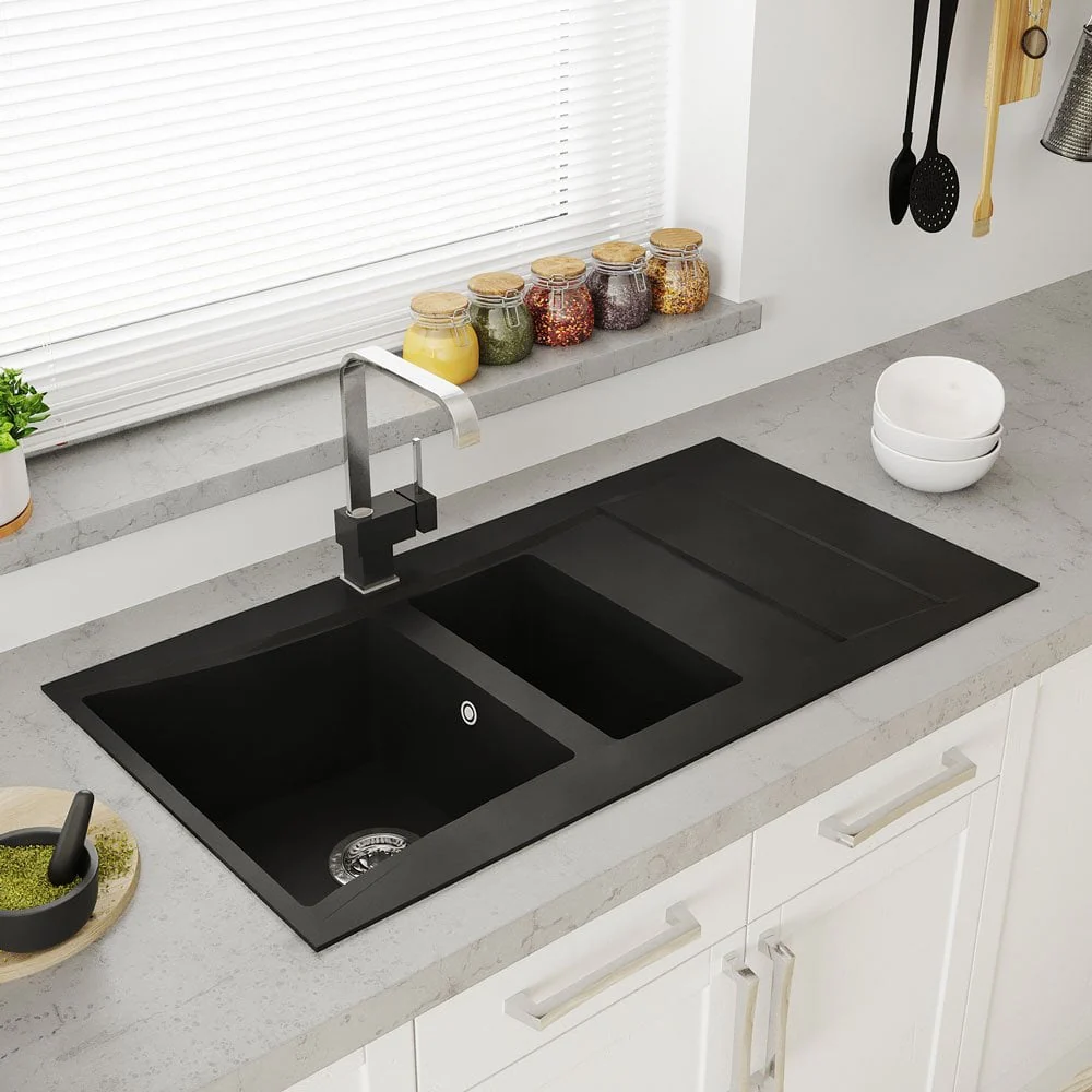 Astini Xeron 1.5 Bowl SMC Synthetic Reversible Kitchen Sink & Waste - Image 3