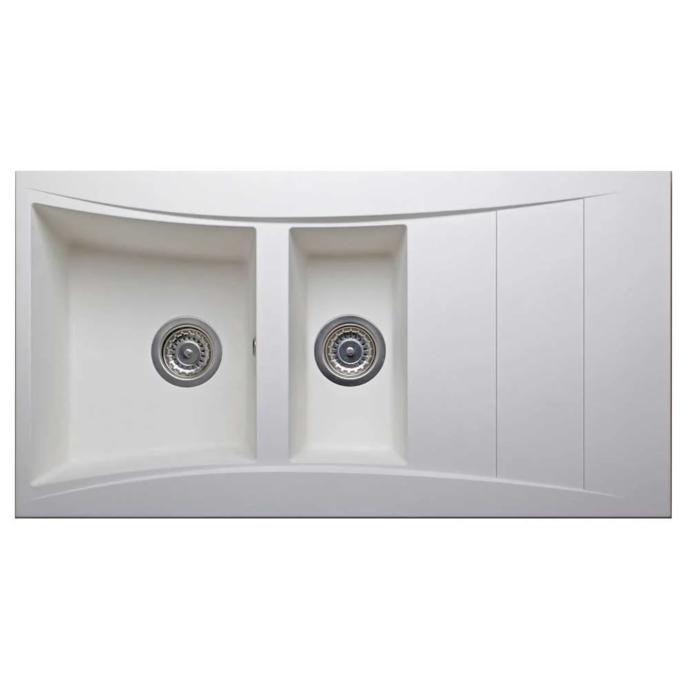 Astini Xeron 1.5 Bowl SMC Synthetic Reversible Kitchen Sink with Waste & Tap - Image 4