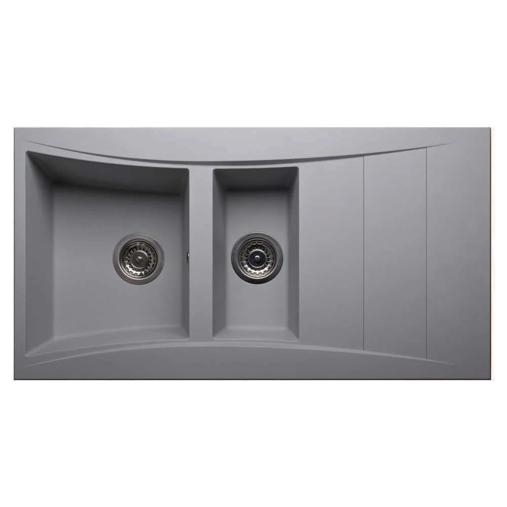 Astini Xeron 1.5 Bowl SMC Synthetic Reversible Kitchen Sink with Waste & Tap - Image 5