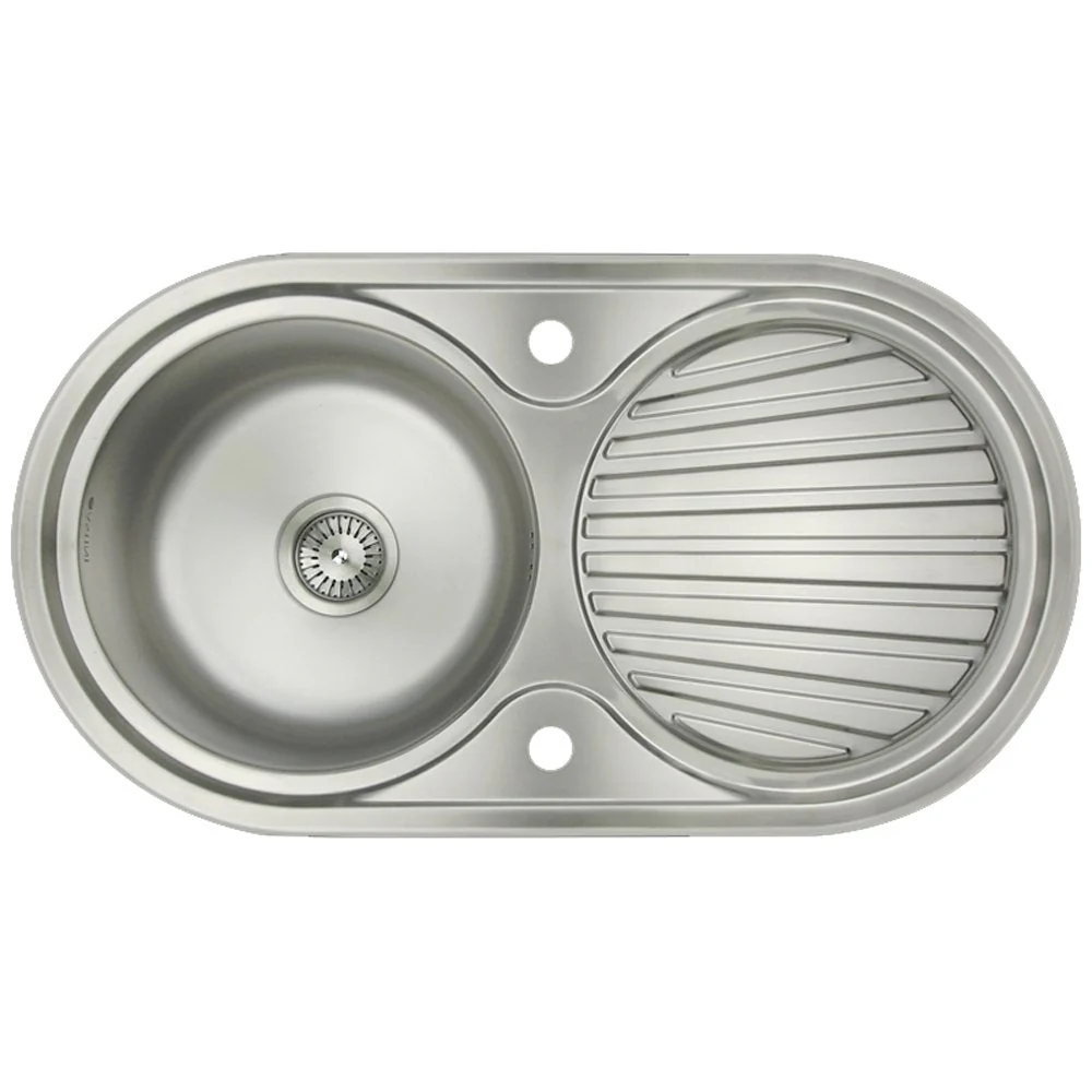 Astini Zerox 1.0 Bowl Brushed Stainless Steel Kitchen Sink & Tap - Image 2