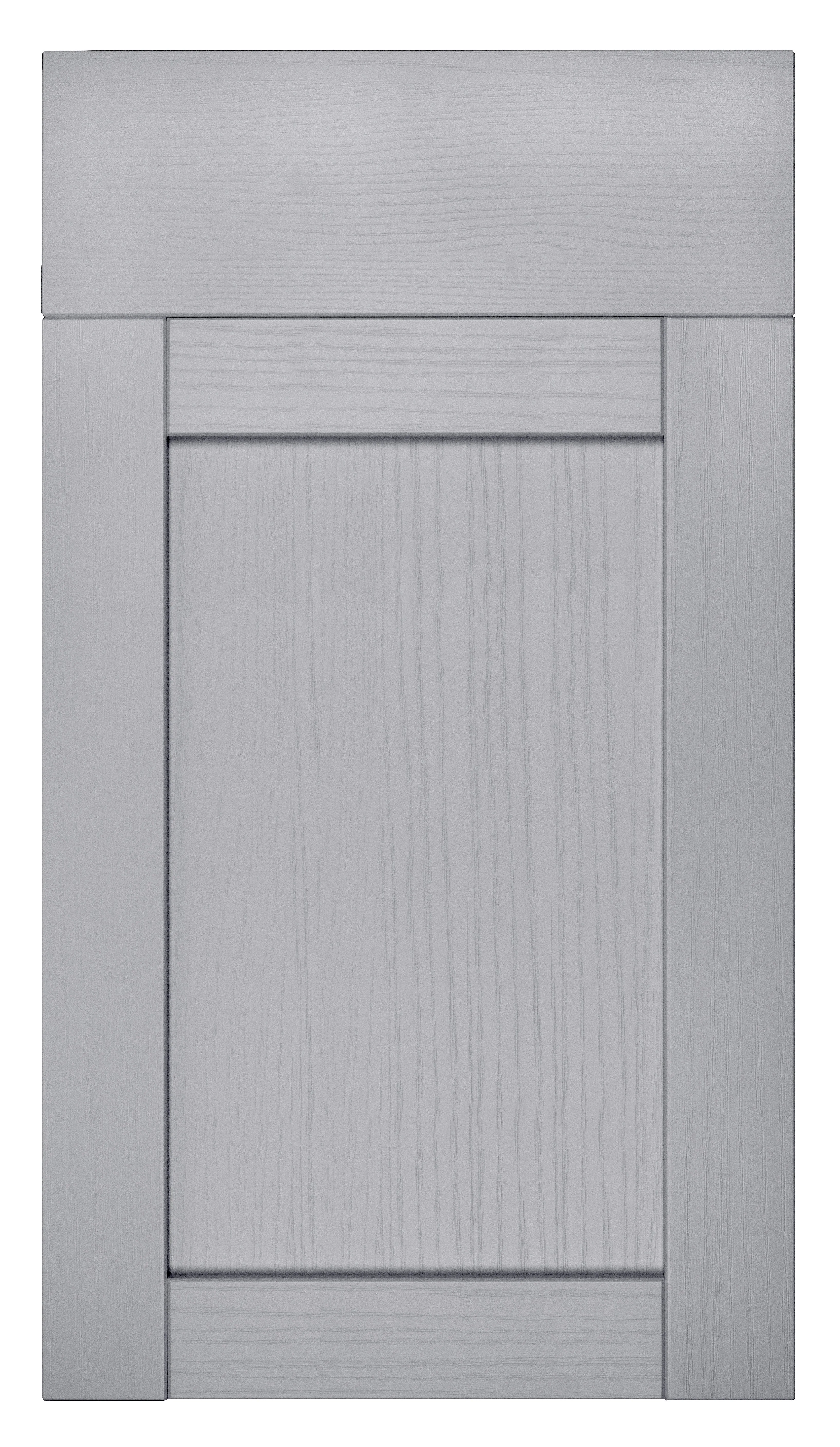 Balmoral Wood Grain 'Skinny' Shaker Dove Grey Ash- Replacement Kitchen Doors (End Panel) - Image 3