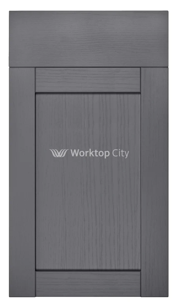 Balmoral Wood Grain 'Skinny' Shaker Dust Grey Ash- Replacement Kitchen Doors SAMPLE PRODUCTS - Image 3