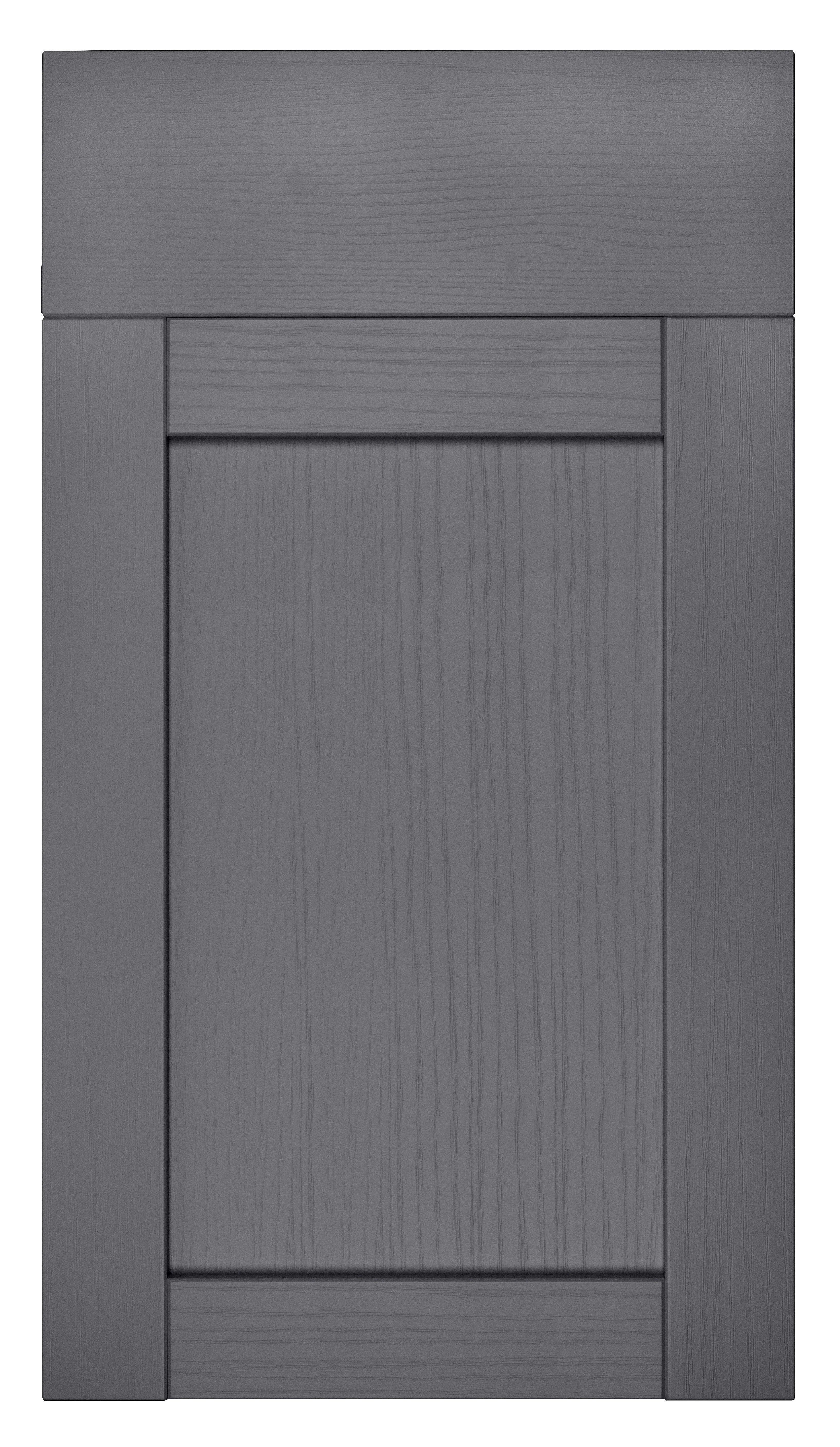 Balmoral Wood Grain 'Skinny' Shaker Dust Grey Ash- Replacement Kitchen Doors (495mm High) - Image 3