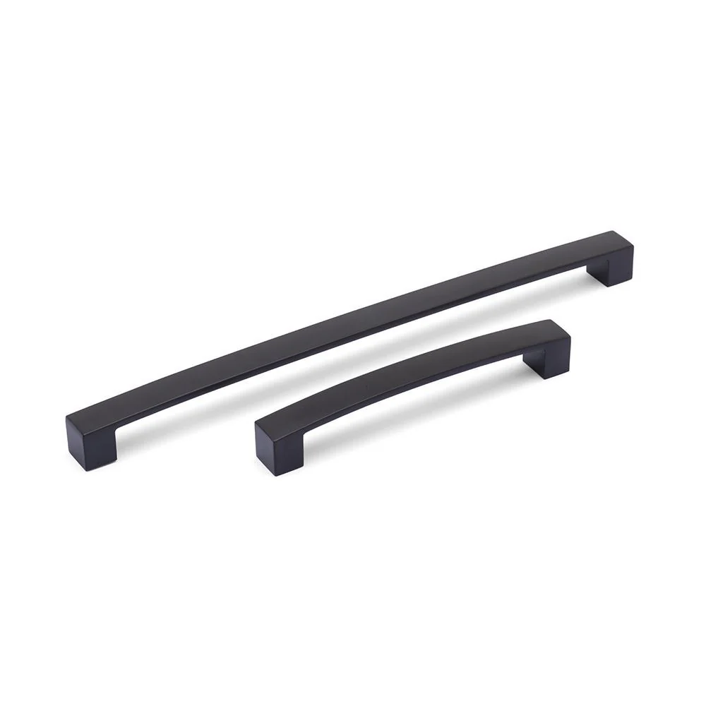 Block Bar D Handle Kitchen/Bedroom Door Handle Matt Black - Image 2