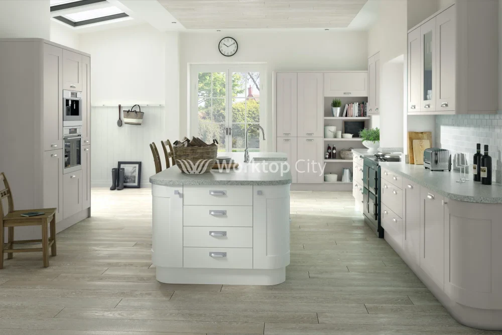 Boston Supermatt Shaker cashmere- Replacement Kitchen Doors SAMPLE PRODUCTS - Image 2