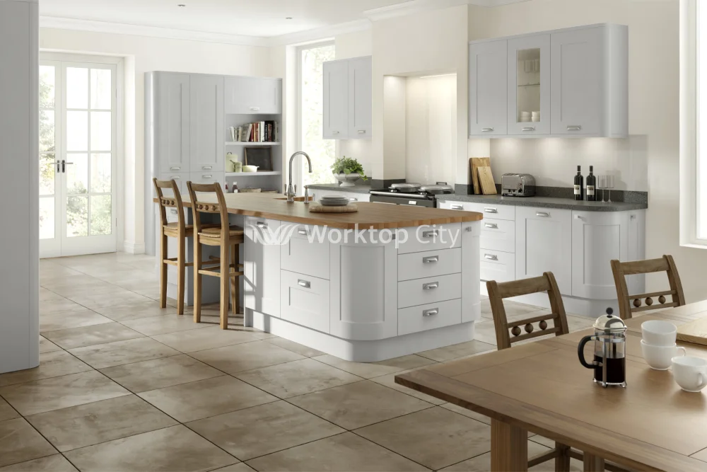 Boston Supermatt Shaker Dove Grey- Replacement Kitchen Doors SAMPLE PRODUCTS - Image 2