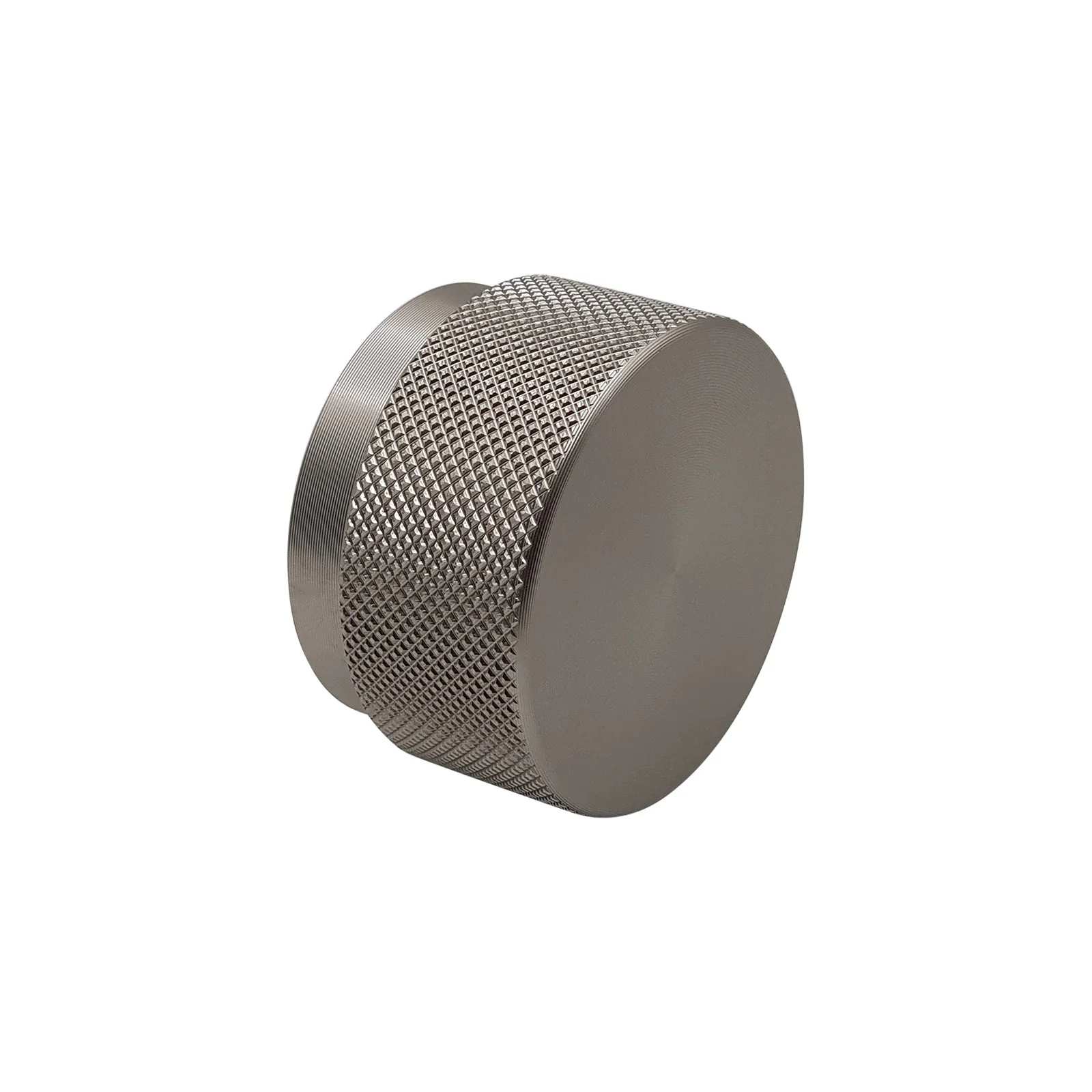 Broxburn Knurled Knob Handle – Stainless Steel Effect Cabinet, Drawer & Cupboard Pull - Image 2