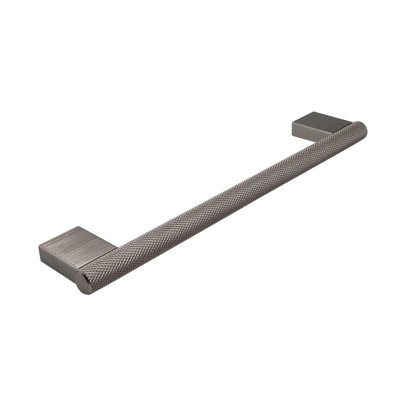 Broxburn Knurled Mini Bar Handle – Stainless Steel Effect 256mm Cabinet, Drawer & Cupboard Pull - Image 2