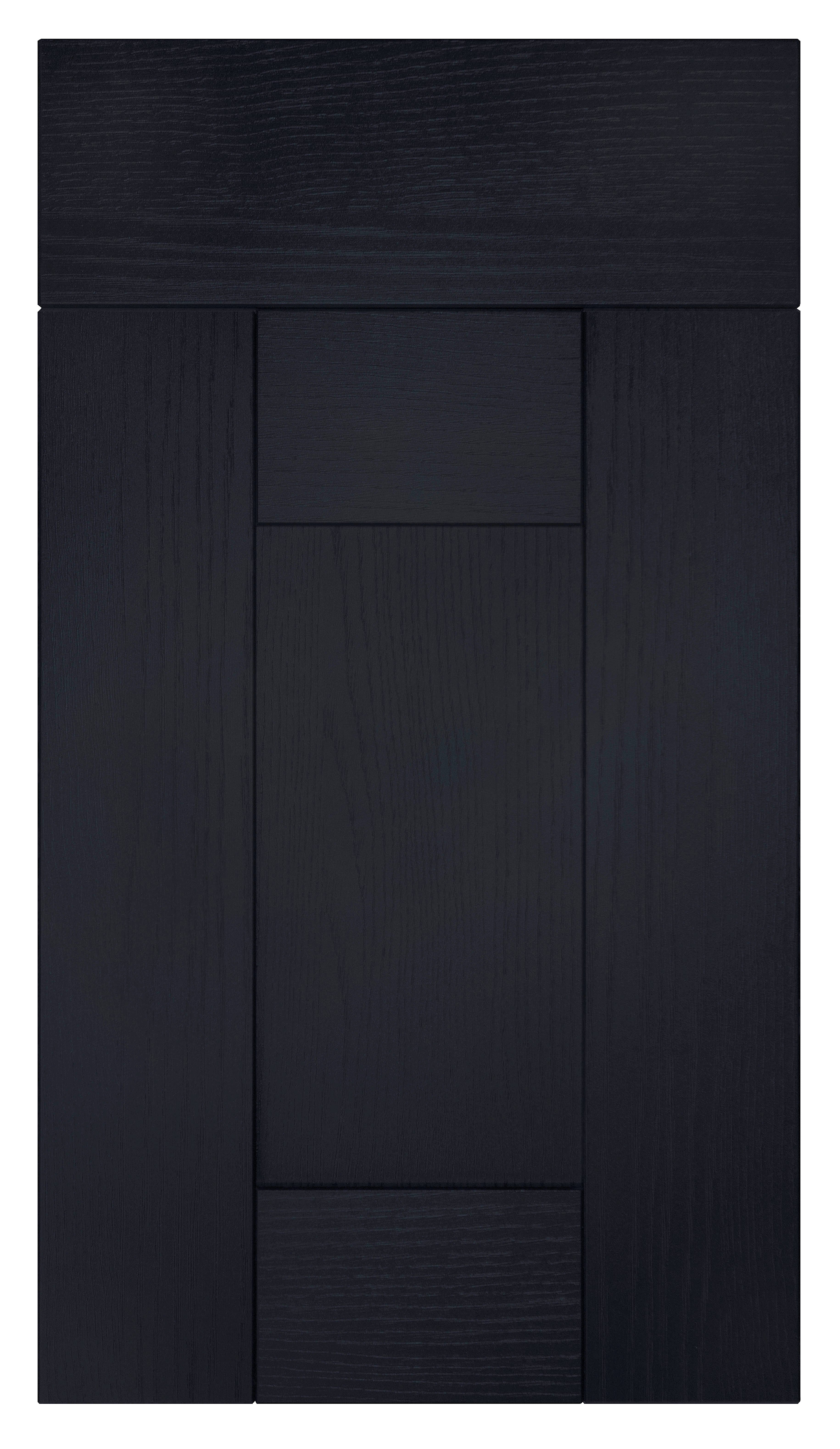 Buckingham Wood Grain Shaker Indigo- Replacement Kitchen Doors (450mm High) - Image 3