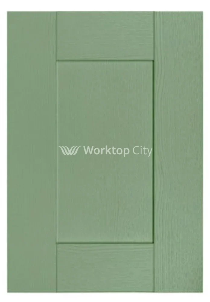 Buckingham Wood Grain Shaker Reed Green- Replacement Kitchen Doors SAMPLE PRODUCTS