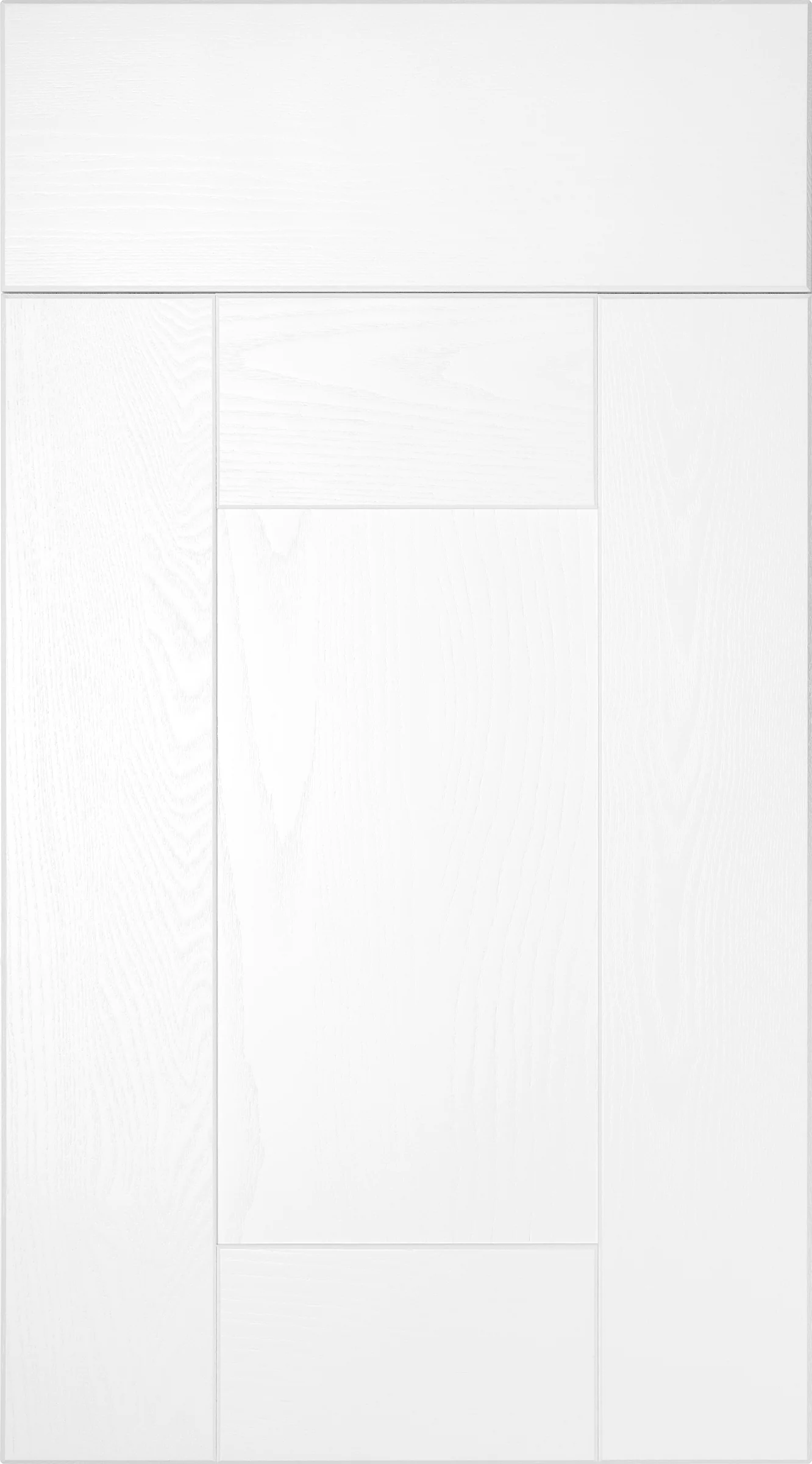 Buckingham Wood Grain Shaker White- Replacement Kitchen Doors (Trims & Accessories) - Image 3