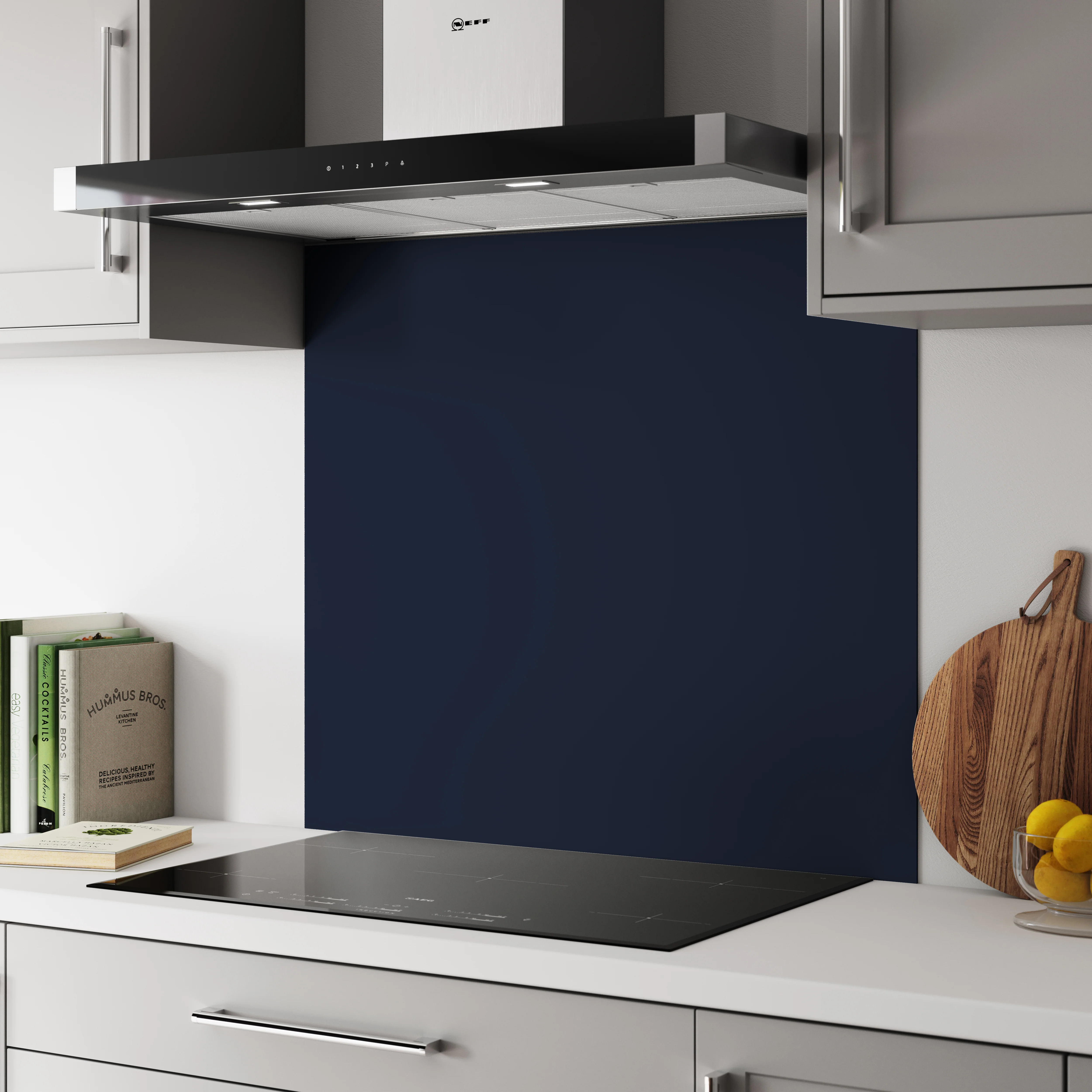 Bushboard Alloy Deep Sea Blue Aluminium Feature Kitchen Splashback - Image 3
