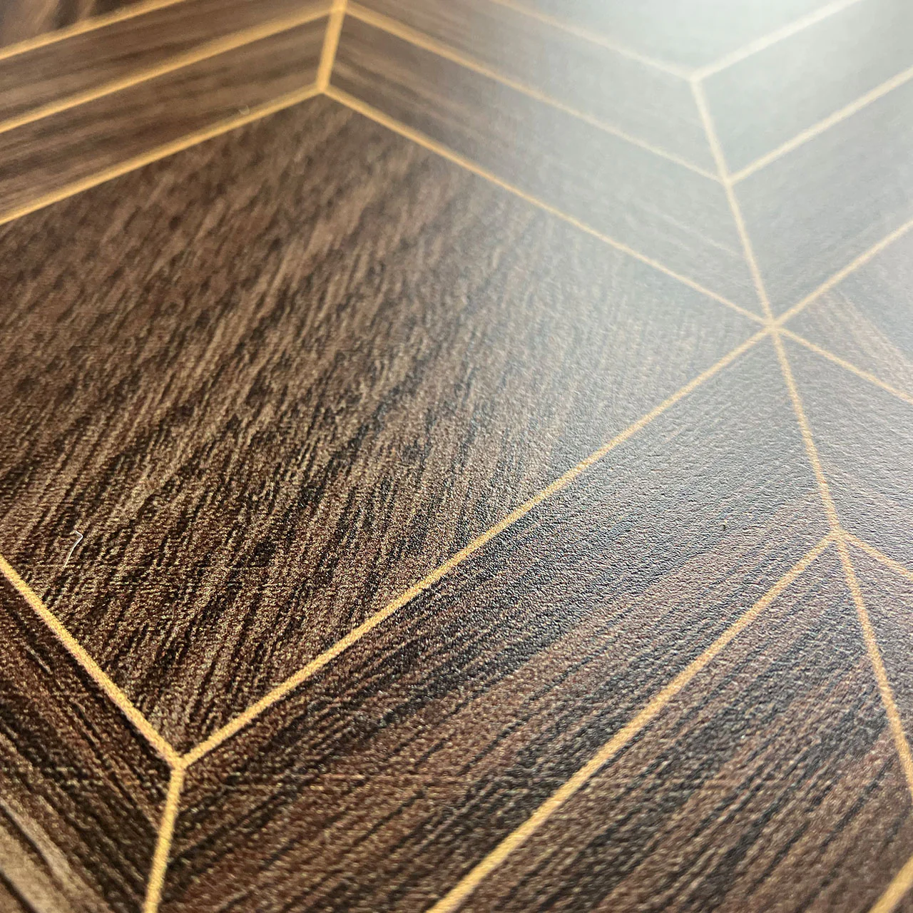 Bushboard Alloy Heritage Walnut Aluminium Feature Kitchen Splashback - Image 6