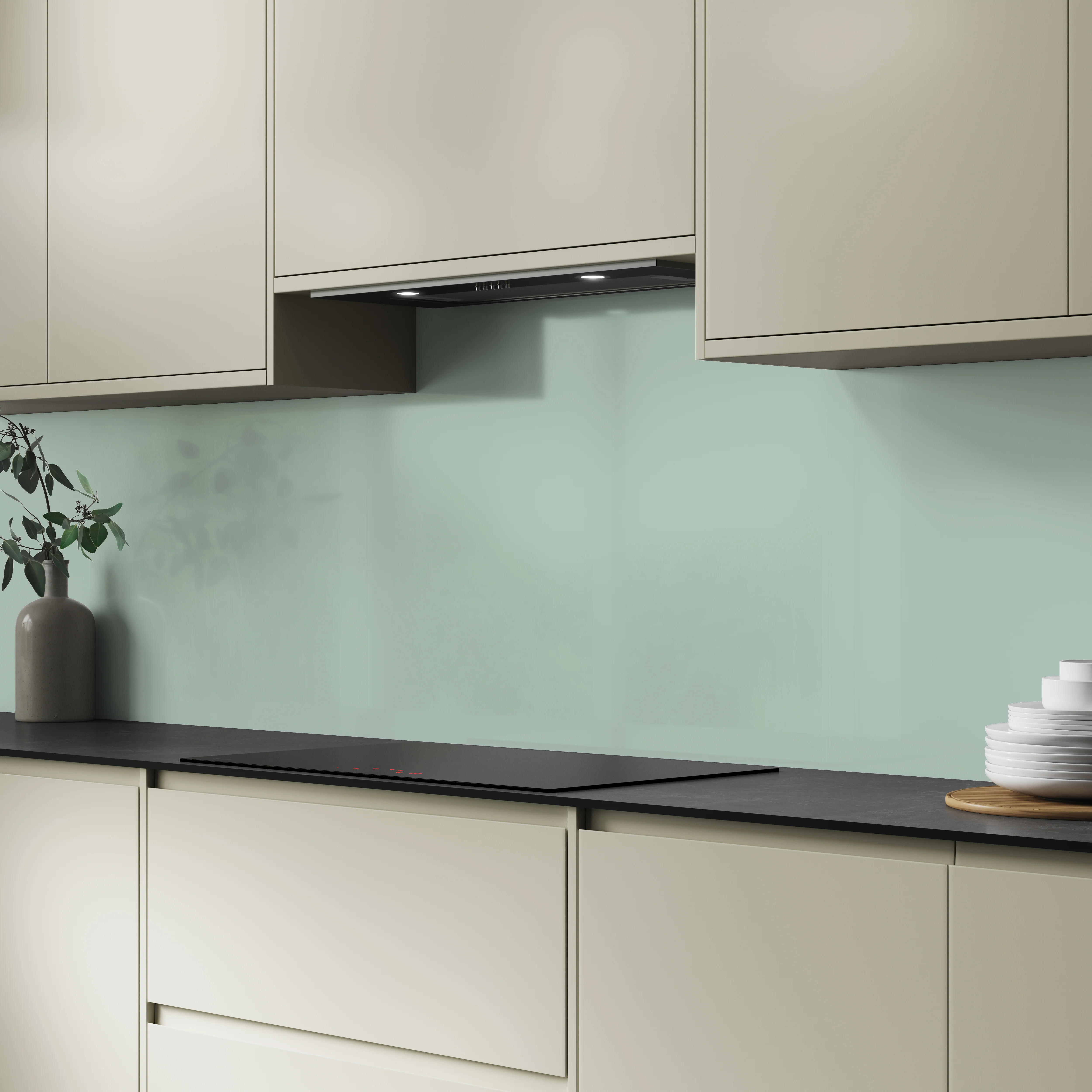 Bushboard Alloy Seabreeze Green Aluminium Feature Kitchen Splashback - Image 4