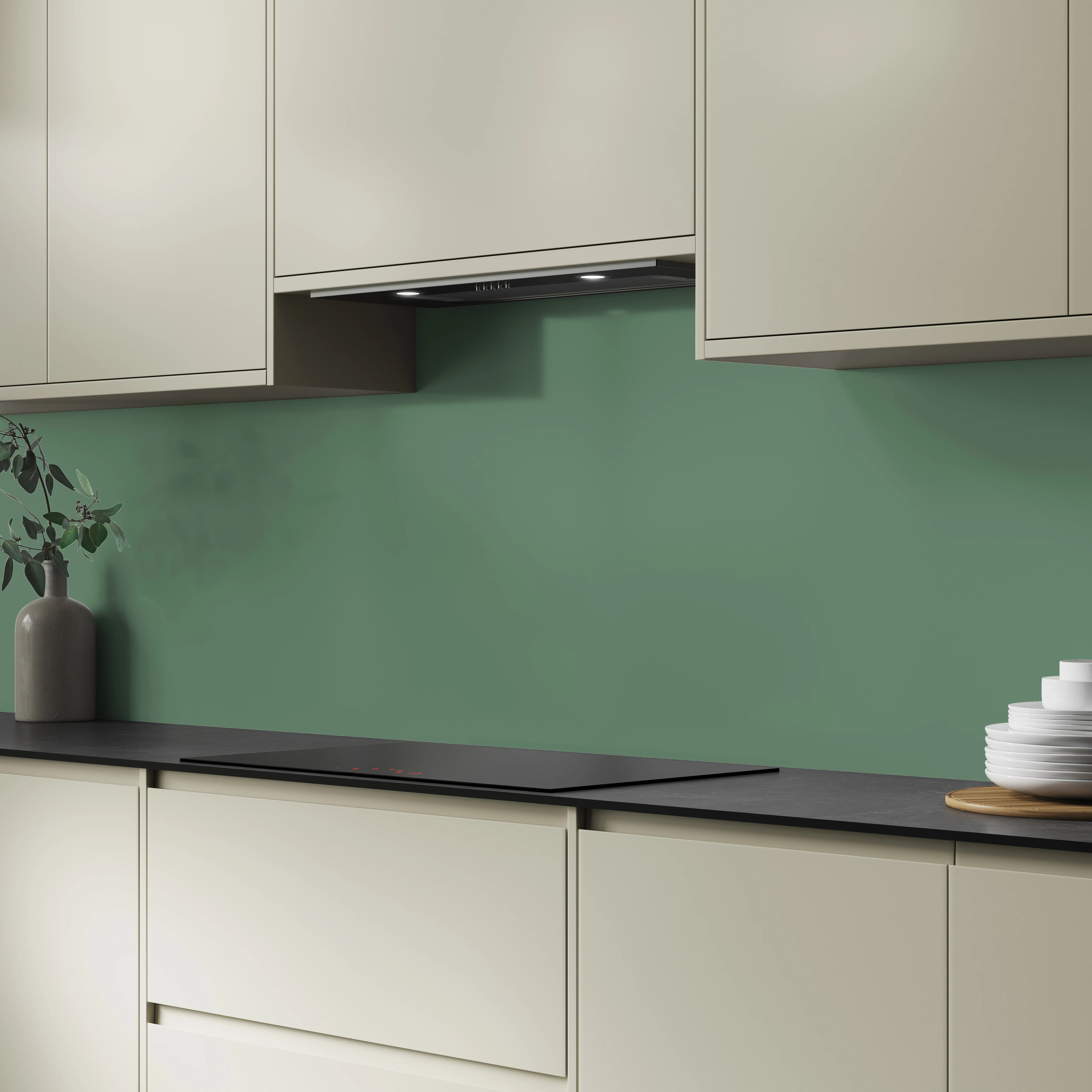 Bushboard Alloy Seafoam Green Aluminium Feature Kitchen Splashback - Image 5