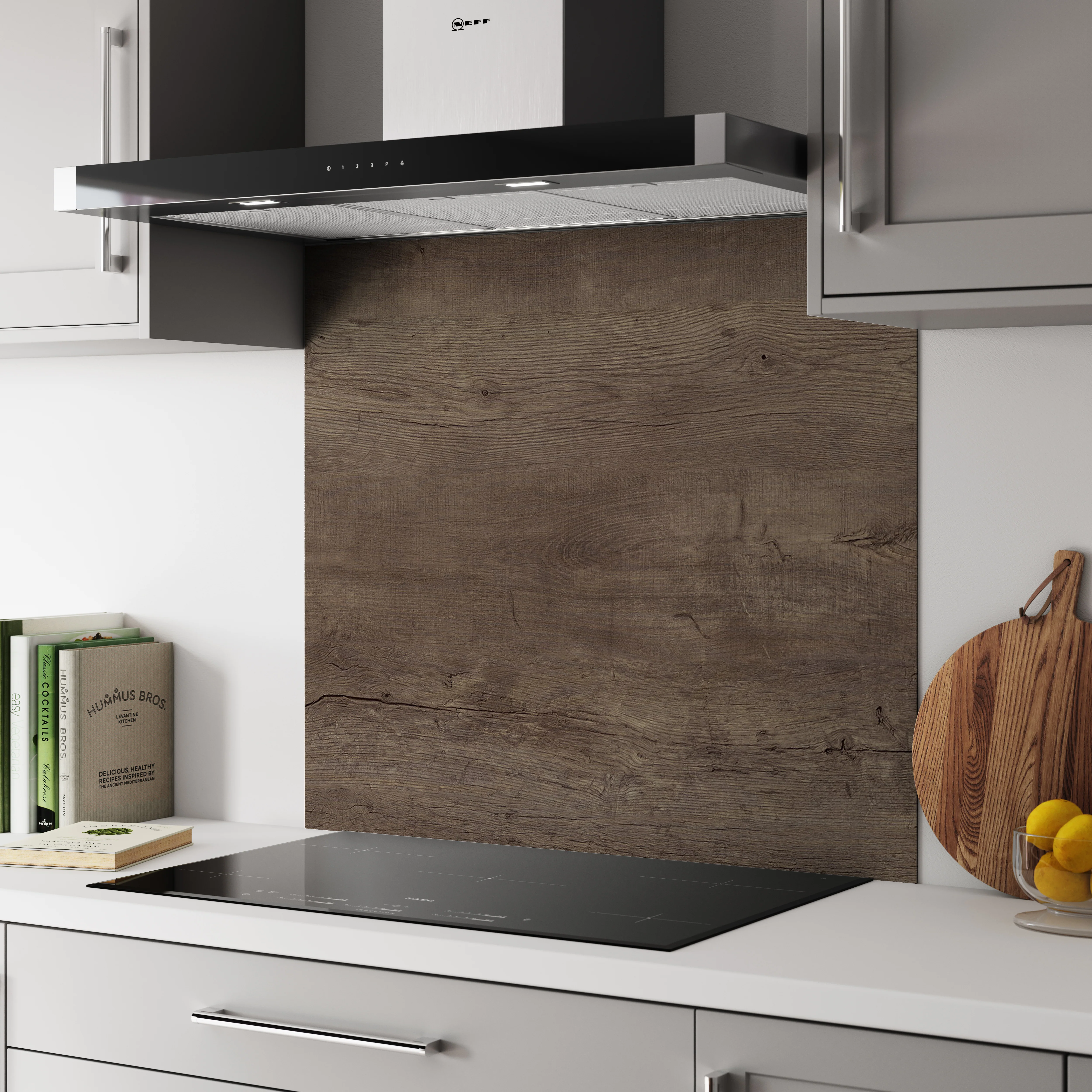 Bushboard Alloy Viking Oak Aluminium Feature Kitchen Splashback - Image 3