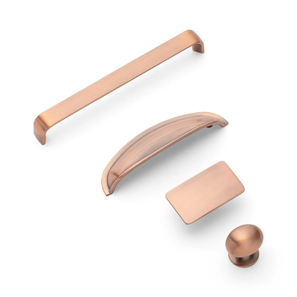 Camden Cup Kitchen/Bedroom Door Handle Antique Copper - Image 2