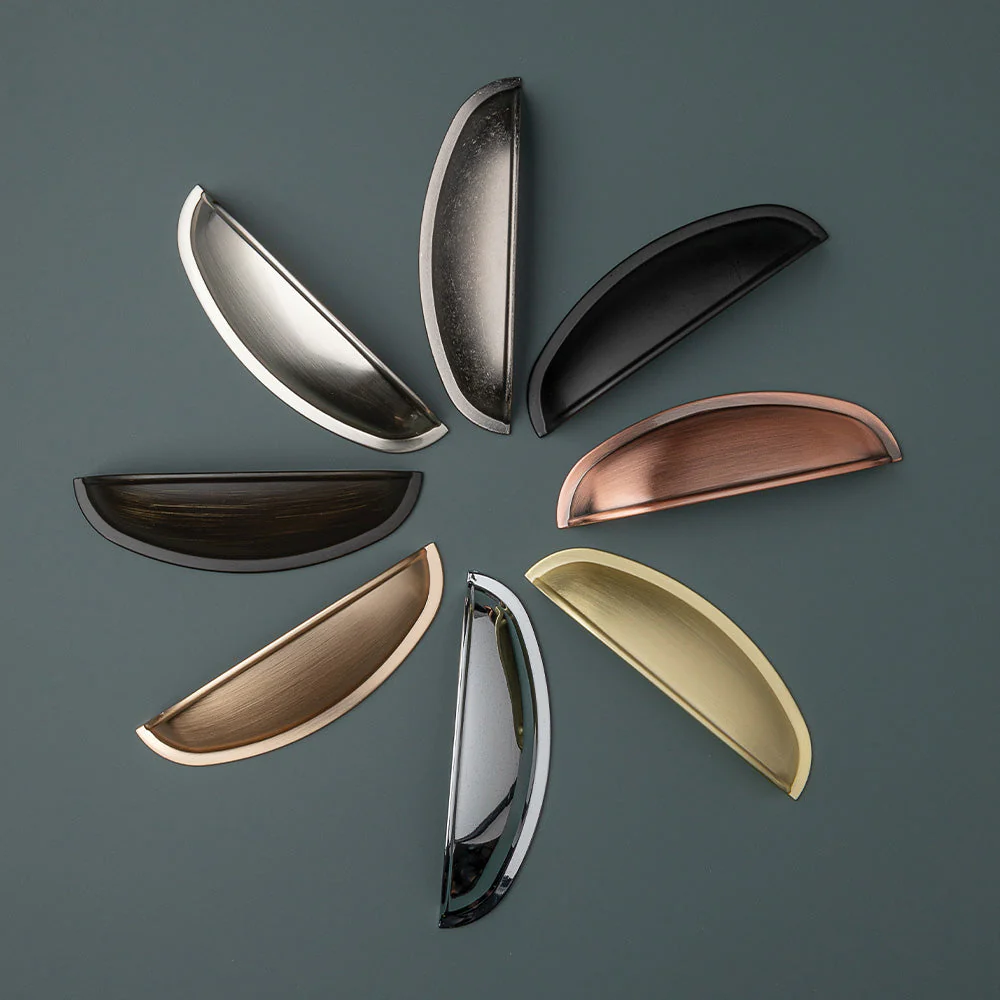 Camden Cup Kitchen/Bedroom Door Handle Chrome - Image 4