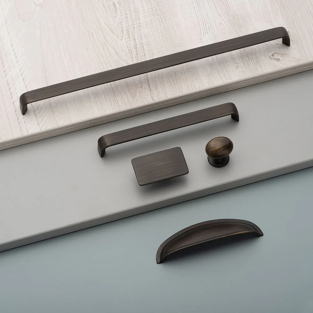 Camden D Kitchen/Bedroom Door Handle Antique Black (Various Sizes) - Image 3