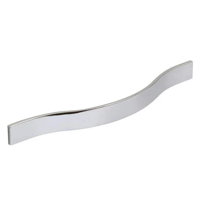 Polished Chrome & Nickel Cabinet Handle – M4TEC Turnberry L8 - Image 3