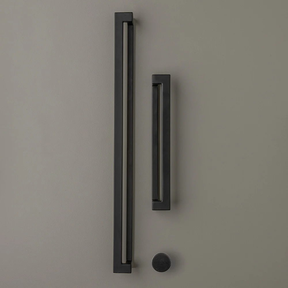 DECO Conical Knob Kitchen/Bedroom Door Handle Matt Black - Image 2