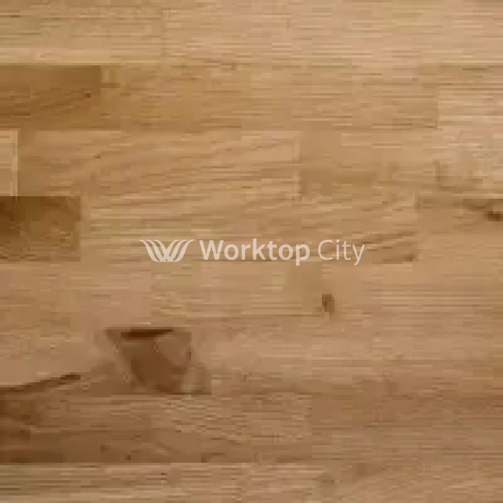Deterra Rustic Oak Real Wood Kitchen Worktops 40mm (T) - Image 2