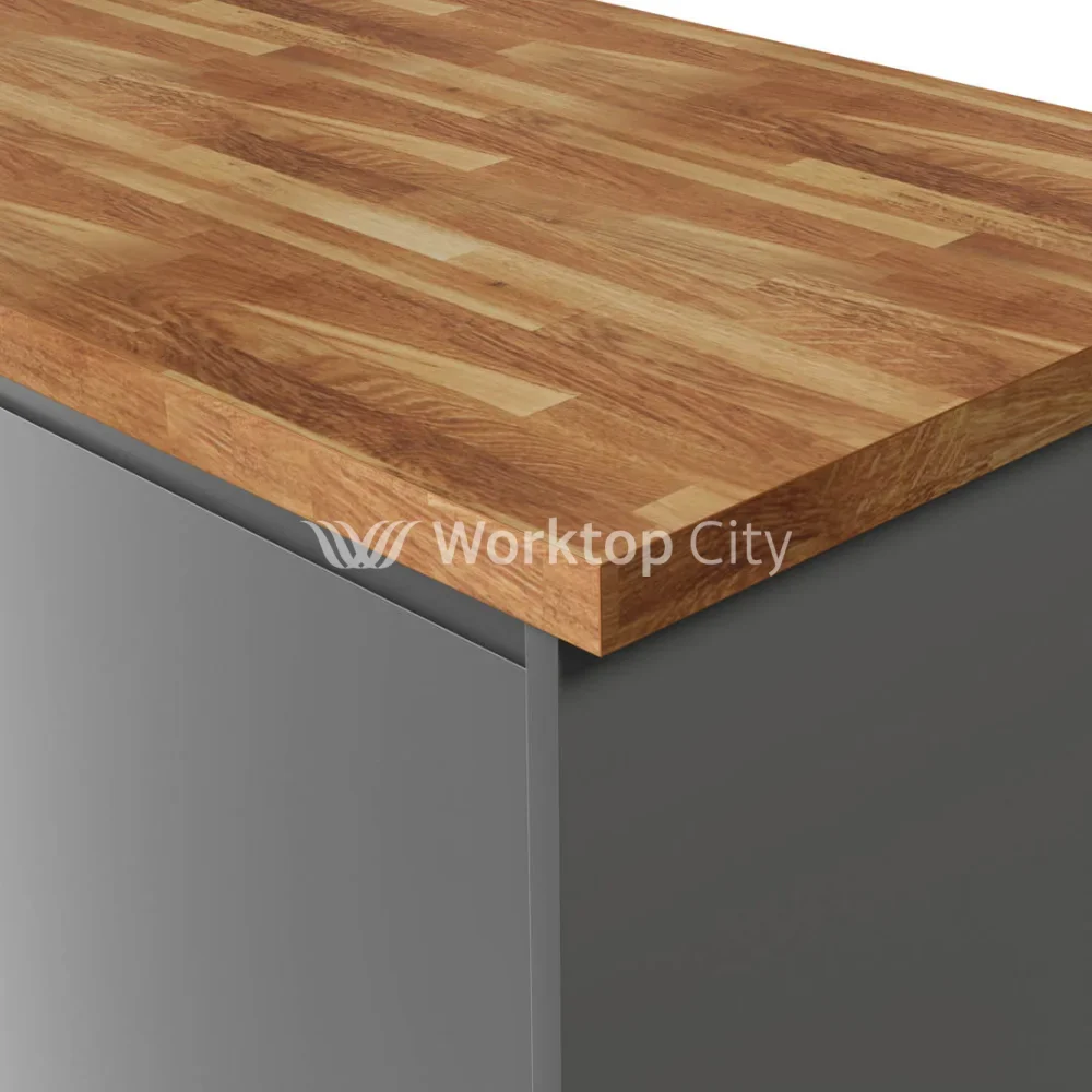 Deterra Solid Farmhouse Oak Real Wood Kitchen Worktops 40mm (T)