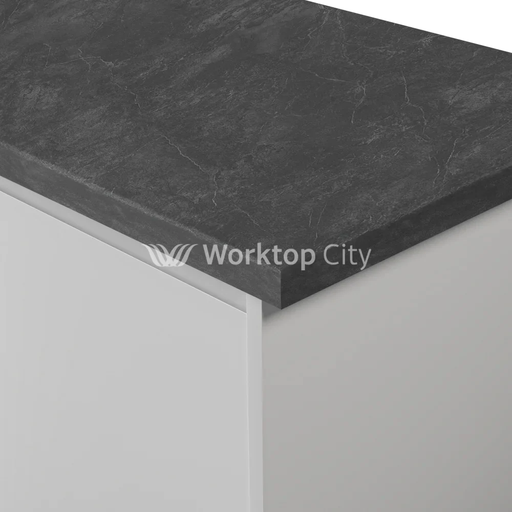 Duropal Kitchen Worktops S63066MS Caviar Silver - Enhanced Semi Matt Finish