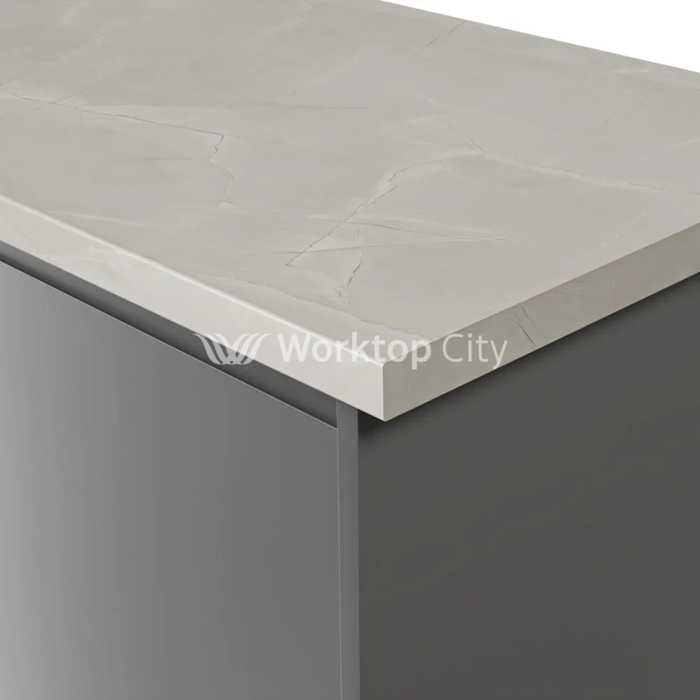 Duropal Kitchen Worktops S63069CA Cracked Marble Plaster - Ceramo Finish