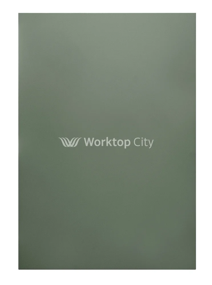 Fenton Painted (Laser Edged) Slab Reed Green- Replacement Kitchen Doors SAMPLE PRODUCTS