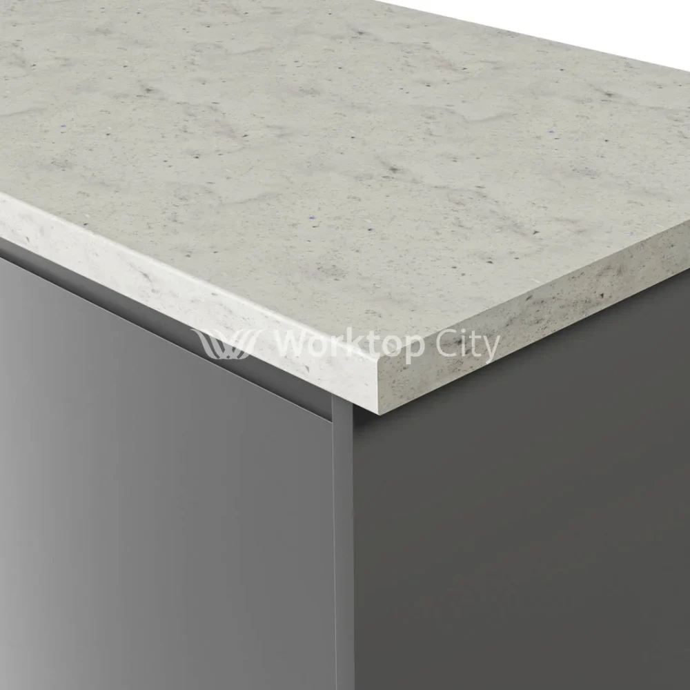 Formica Axiom PP7677PET Platinum Cloud Laminate Kitchen Worktops - Platinum Finish