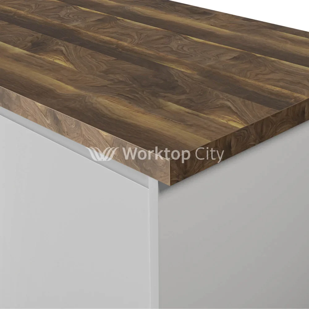 Formica Axiom PP9479 Wide Planked Walnut Laminate Kitchen Worktops - Woodland Finish