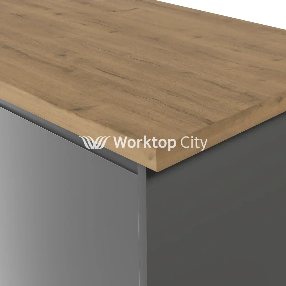 Formica Originals PP5854 Tawny Oak Laminate Kitchen Worktop - Lumber Finish- Free Sample - Image 2