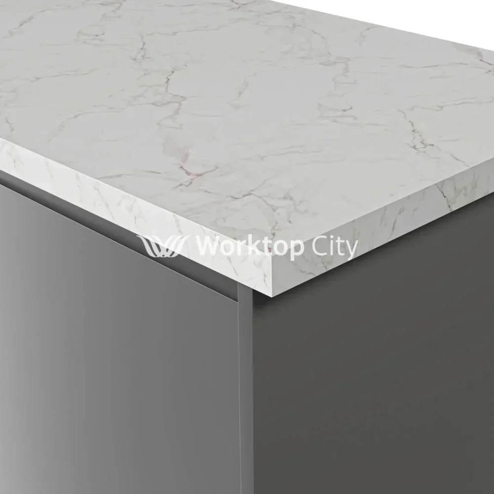 Formica Originals PP7674 Veneto Marble Laminate Kitchen Worktops - Satin NDF Finish