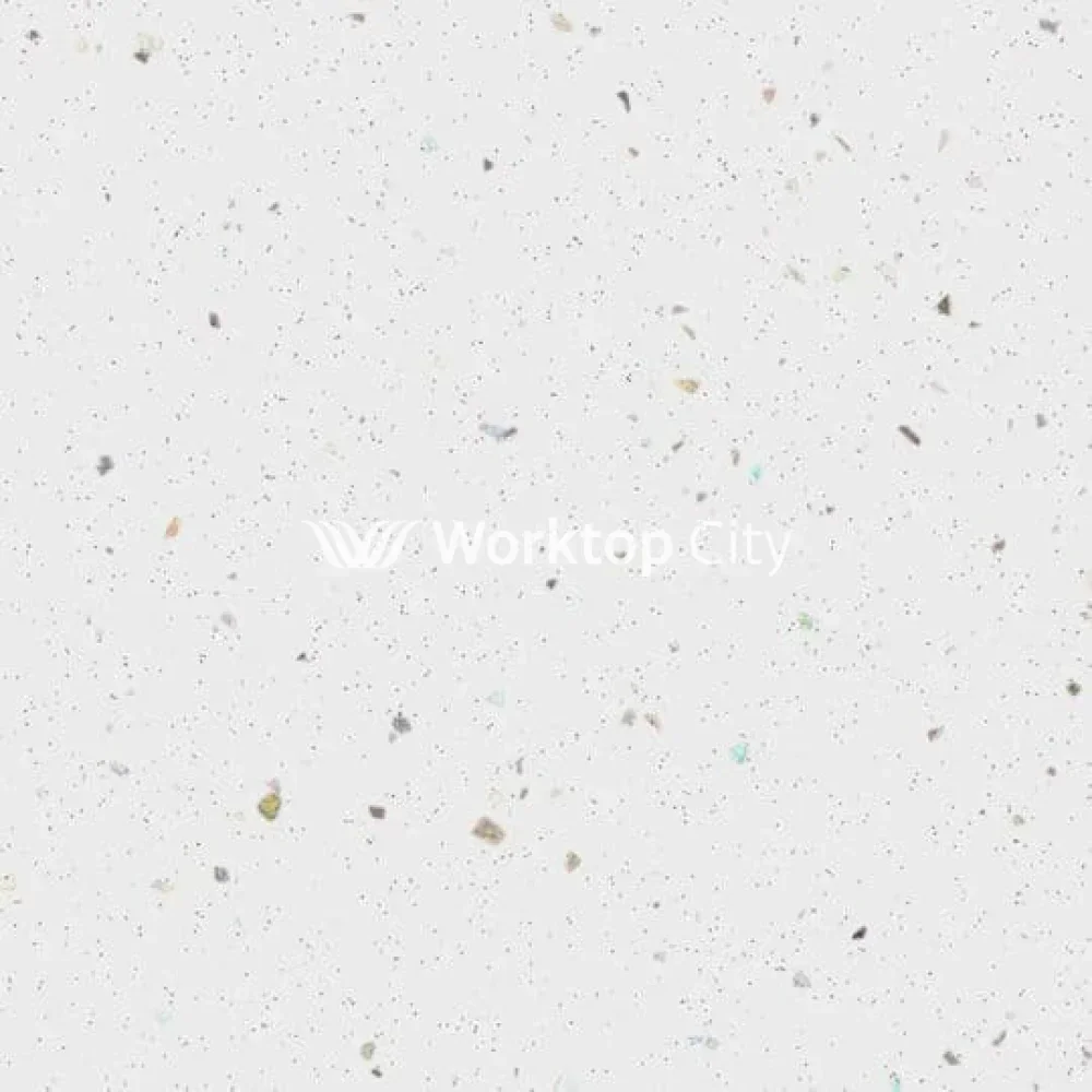 Formica Originals PP7680 Platinum White 22mm Square Edge Laminate Kitchen Worktops - Platinum Etchings Finish - Image 2